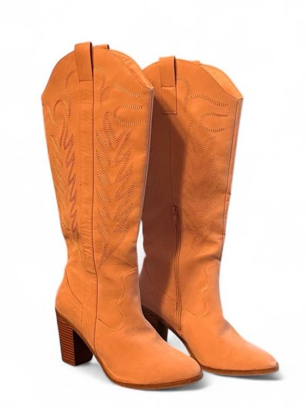 Alter’d State Jewel Pink Western Cowboy Boots Size 9 Knee High Block Heel